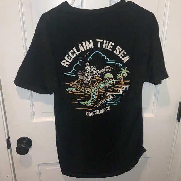 Cove Surf Co. T Shirt Reclaim the Sea - Picture 1 of 3